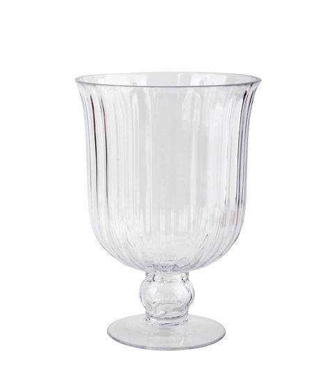 Decorate your home with elegant accents like the Bloom Room Footed Vase Crafted of clear glass, this beautiful footed vase will be great for display on the entryway table or mantelshelf Display it as is, or team it with colorful faux flower stems for added visual charmBrand: Bloom RoomDimensions: 7 x 10 inchesContent: Glass Clear Vase Filler Ideas, Vase Filler Ideas, Glass Vases Centerpieces, Mercury Glass Vase, Cut Glass Vase, Clear Vases, Clear Vase, English Country Style, Making Glass