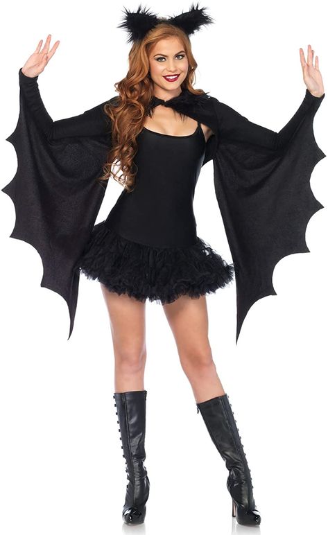 Leg Avenue Costumes, Halloween Tights, Bat Costume, Costume Wings, Halloween Everyday, Headband Black, Cute Bat, Wings Costume, Halloween Costume Accessories