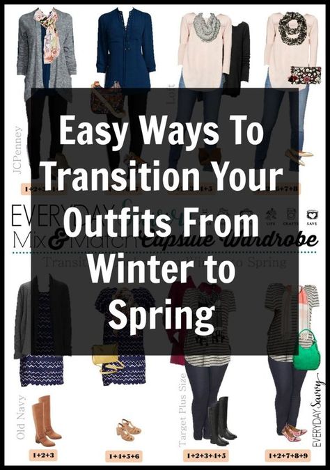 Check out these easy examples of how to transition winter to spring outfits. This same advice also works for transitioning summer outfits for fall. Example pictures that show how swapping shoes and accessories can easily help make your winter clothing perfect for spring weather. In Between Winter And Spring Outfits, Spring Dress Outfits Work, Winter Into Spring Outfits, Early Spring Outfits Casual Late Winter, Spring Transition Outfits Work, Spring Outfits When Its Still Cold, Winter To Spring Transition Outfits 2024, Spring Transition Outfits 2024, Late Winter Early Spring Outfits