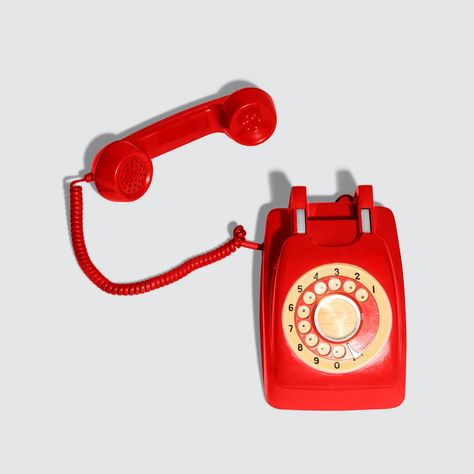 Rotary Phone Off The Hook, Rotary Phone Tattoo, Phone Mockup Design, Tadc Oc, Random Painting, Old Telephone, Rotary Dial Phone, Drawing Models, Red Telephone