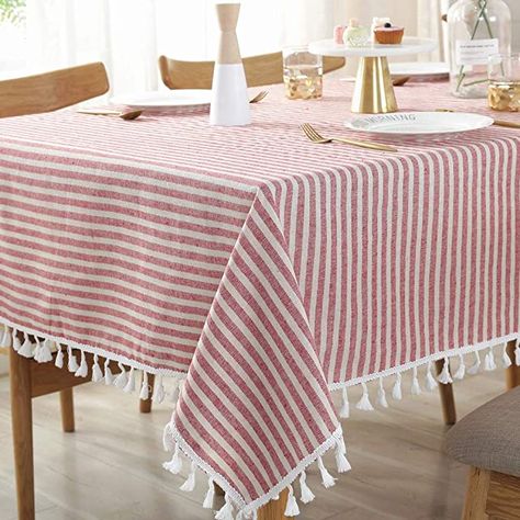 Striped Tablecloth, Dining Table Cloth, Striped Tablecloths, Bed Throw Blanket, Rectangle Tablecloth, Kitchen Dinning, Kitchen Mats Floor, Square Dining Tables, Rectangle Table