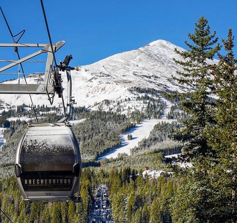 BreckConnect Gondola – Breckenridge Ski Resort, CO Breckenridge Ski Resort, Alpine Slide, Winter Park Colorado, Gondola Ride, Ski Hill, Ropes Course, Mountain Bike Trails, The Rocky Mountains, Winter Color