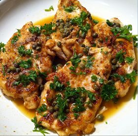 Meyer Lemon Chicken, Lemon Recipes Dinner, Meyer Lemon Recipes, Lemon Chicken Piccata, Chicken Piccata Recipe, Veal Recipes, Slow Cooker Desserts, Turkey Dishes, Chicken Piccata