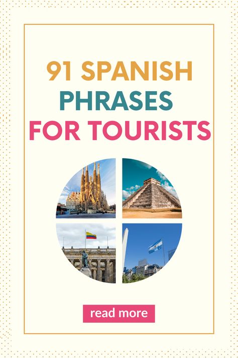 Planning a trip? Learn essential Spanish tourist phrases to make your travels smoother! Our guide covers key Spanish vocabulary every traveler needs. Visit our website to explore these useful phrases and enhance your travel experience. Start speaking Spanish like a local today! Spanish Travel Phrases Cheat Sheet, Airport Phrases, Spanish Travel Phrases, Phrases In Spanish, Common Spanish Phrases, Spanish Expressions, Spanish Words For Beginners, Speaking Spanish, Travel Phrases