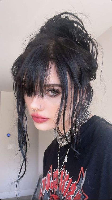 Crazy Vibes, Xowie Jones, Cool Face, Goth Makeup, Random Ideas, Hair St, Alt Fashion, Face Claims, Aesthetic Girl