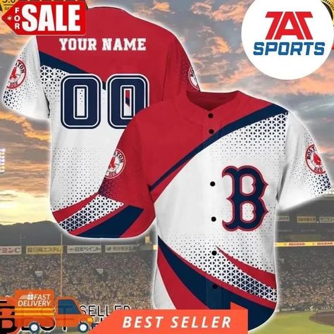 Boston Red Sox Graphic Personalized Mlb Baseball Jersey, Custom Red Sox Jersey Check more at https://baseballgiftlove.com/product/boston-red-sox-graphic-personalized-mlb-baseball-jersey/ Red Sox Jersey, Red Sox Game, Red Sox Logo, Red Socks Fan, Red Sox Baseball, Baseball Uniforms, Custom Baseball Jersey, Baseball Jersey Shirt, Baseball Gifts