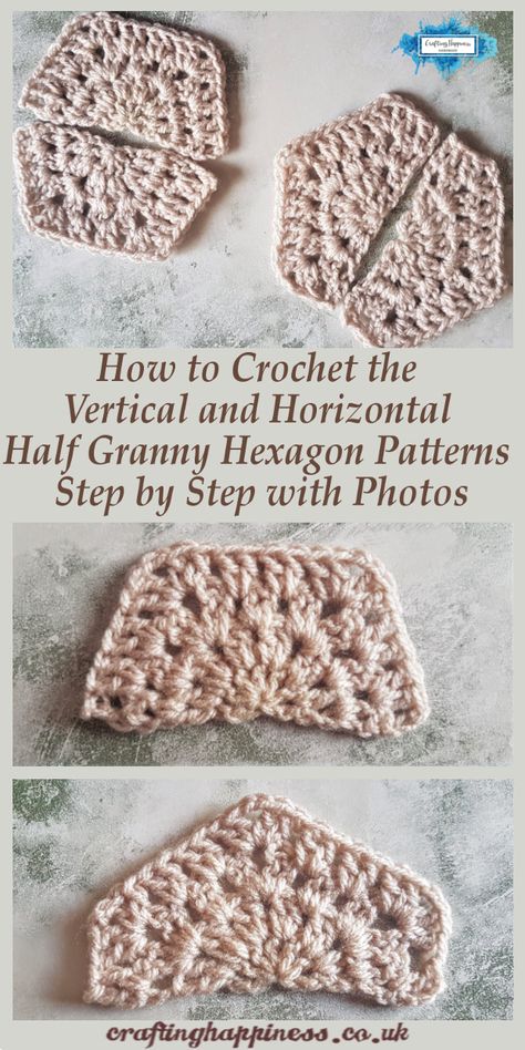 Crochet Hexagon Blanket, Hexagon Crochet Pattern, Granny Hexagon, Box Crochet, Sunburst Granny Square, Crochet Motif Patterns, Crochet Supplies, Crochet Hexagon, Crochet Blocks