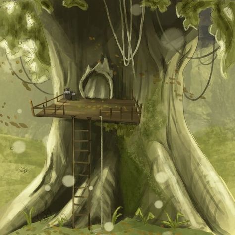 Kokiri Forest, Ocarina Of Time Link, Zelda Game, Ocarina Of Time, Forest Art, Happy Kids, Labyrinth, Legend Of Zelda, Tree House