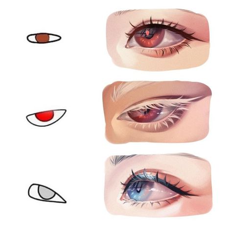 How To Render Eyes, Eye Rendering Tutorial, Rendering Eyes, Eye Rendering, Closed Eyes Drawing, Eye Template, Trend Template, Rendered Art, Eye References