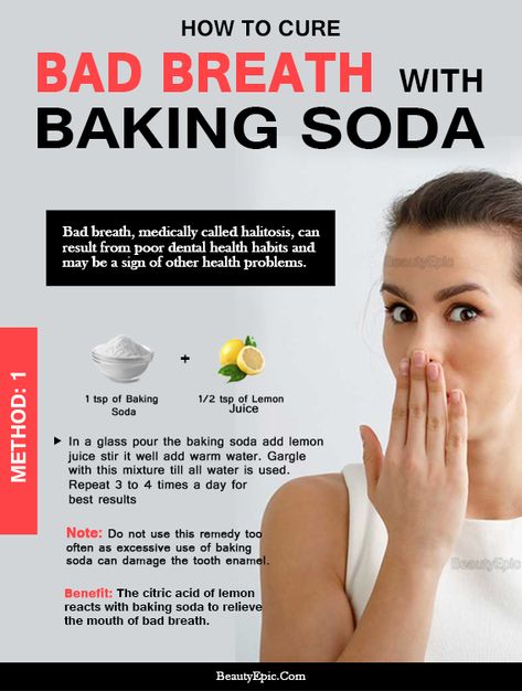 How to Use Baking Soda for Bad Breath Best Mouthwash For Bad Breath, Baking Soda Mouthwash, How To Prevent Bad Breath, Good Breath Tips, How To Get Rid Of Bad Breath Permanently, Bad Breath Remedy How To Get Rid Of, Fresh Breath Tips, Remedies For Bad Breath, Odor Remedies