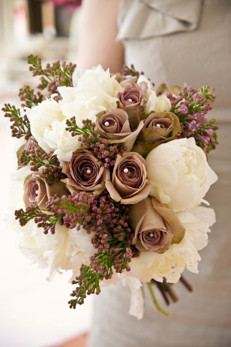 Autumn Colour Schemes - Brown | CHWV Unique Wedding Bouquet, Vintage Wedding Flowers, Silk Wedding Bouquets, Flower Company, Brown Wedding, Brown Flowers, Flower Centerpieces Wedding, Wedding Arrangements, Wedding Show