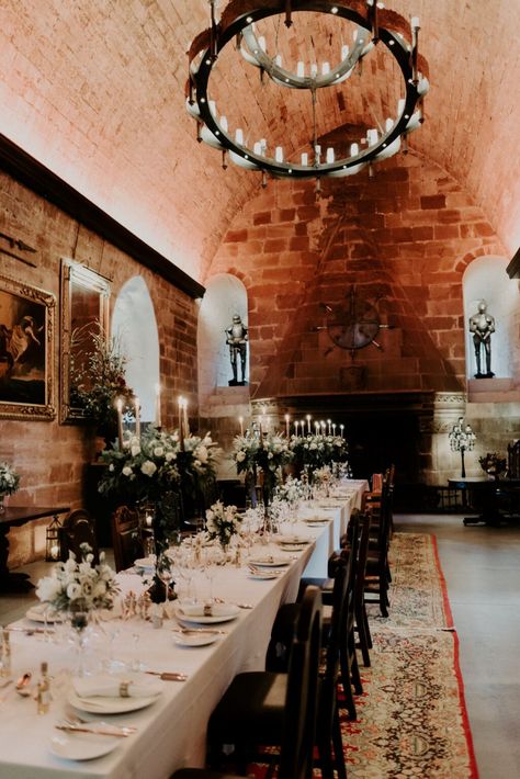 Borthwick Castle Wedding, Borthwick Castle, Ceremony Archway, Wedding Candelabra, Edinburgh Photography, Wedding November, Candelabra Wedding, Scotland Wedding, Photography Flowers