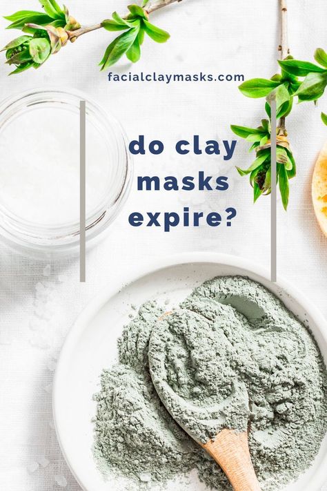 Here's what you need to know about the tub of pre mixed clay mask you have stuffed in the back of your bathroom cupboard.  But what about dry clay?  Here's what you need to know about storing and using your dry powdered clay.   #dry #powder #clay #bentonite #mask #expire #gobad #bad #date #question Bathroom Cupboard, Natural Face Care, Face Care Tips, French Green Clay, Face Care Routine, Skincare Routines, Clay Face Mask, Clay Face, Diy Facial