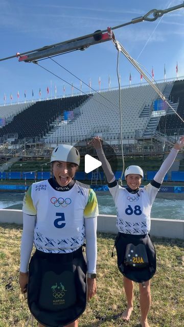 Jessica Fox on Instagram: "we’re at the Olympics! 
#paris2024 canoe slalom venue looks epic 💙🤩
.
.
.
#olympics #canoeslalom #allezaus" Jessica Fox, Canoe Slalom, Bioluminescence Kayaking, Fox, Sports, Instagram