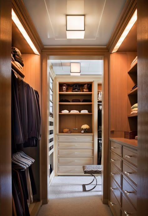 Mens Closet, Dressing Room Closet, Beautiful Closets, Men Closet, Closet Lighting, Dream Closets, Closet Inspiration, Room Closet, Dressing Room Design