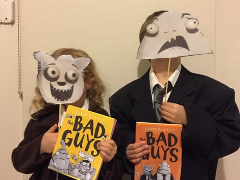 Bad Guys Book Character Costumes, Bad Guys Costume, Bad Guys Book, Bookweek Costumes, Easy Book Week Costumes, Character Day Ideas, Kids Book Character Costumes, School Mums, Book Week Costumes