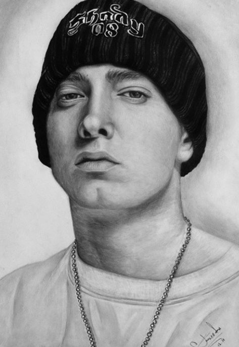 Eminem Drawing, Easy Drawing Step By Step, Celebrity Art Portraits, Celebrity Portraits Drawing, Realistic Pencil Drawings, Drawing Step By Step, Cool Pencil Drawings, Drawing Step, Celebrity Drawings