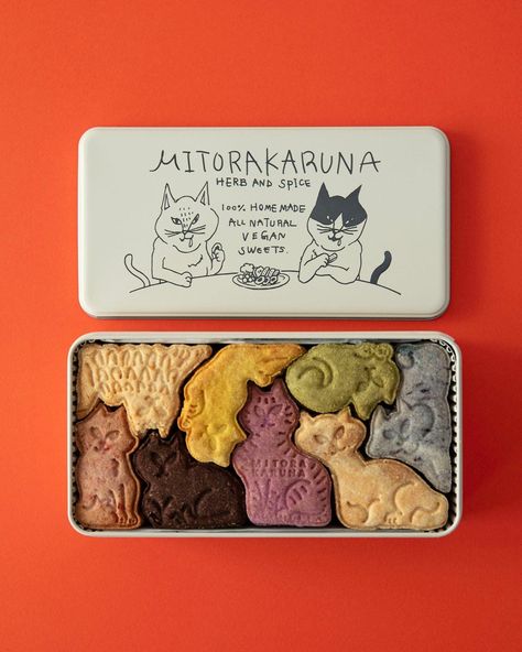 Japanese Cookies, Visuell Identitet, Desain Buklet, Food Packaging, Pretty Food, Food Design, Cute Food, Aesthetic Food, Bento