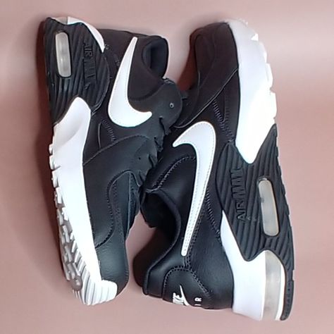 Brand New - Men's Nike Air Max Excee Leather - In Size 10. Color Is Black/White - Shoe Comes In Original Box, Ships Same Day Air Max Excee, Nike Air Max Excee, White Shoe, Mens Nike Shoes, Mens Nike Air, New Man, White Shoes, Men's Nike, Black Nikes