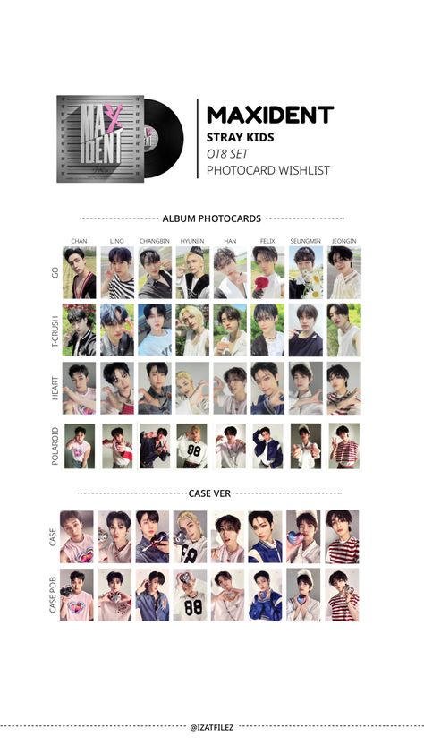 stray kids skz maxident ot8 photocard template pc template HD VERSION LINKED korean pcs go ver tcrush ver heart cer case case pobs Maxident Ot8, Maxident Pc Template, Skz Maxident Photocards, Skz Pc Template, Straykids Photocards, Polaroid Cases, Skz Photocards, Stray Kids Maxident, Pc Template