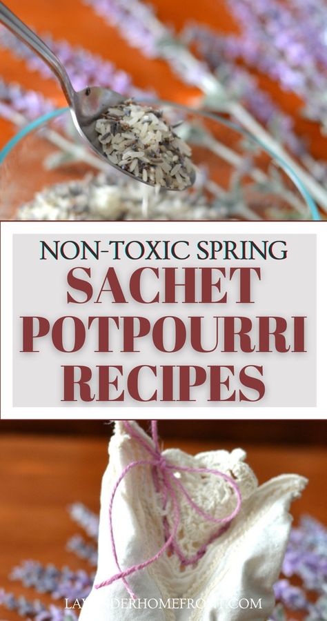 Homemade spring sachet potpourri recipes that are non-toxic. Potpurri Diy Gift, Poutpurry Decor, Popurri Decor, Sachets Diy How To Make, Homemade Scents, Potpourri Diy, How To Make Potpourri, Diy Potpourri, Natural Potpourri