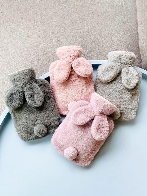 Rabbit Light, Reusable Hand Warmers, Fluffy Rabbit, Hot Water Bottle Cover, Water Bottle Covers, Reusable Water Bottles, Hot Water Bottle, Cold Therapy, Pvc Material