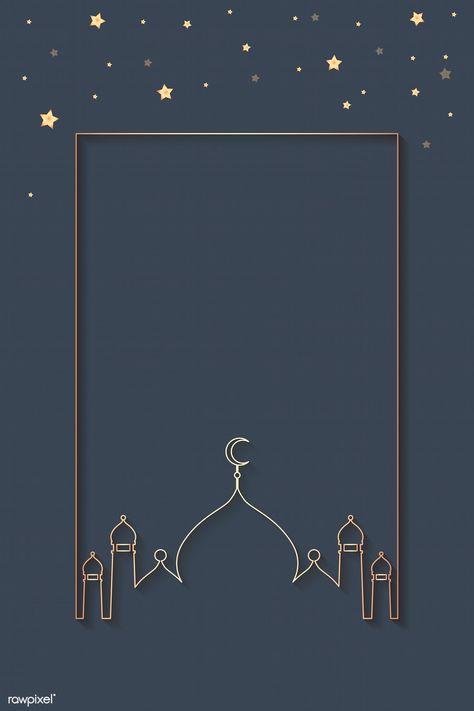 Ramadan Mubarak with mosque vector | free image by rawpixel.com / Katie Moir Ramazan Mubarak, Wallpaper Ramadhan, Ied Mubarak, Mosque Vector, Mosque Silhouette, Ramadan Cards, Ramadan Poster, Eid Card Designs, Ramadan Background