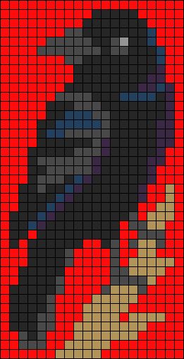 Crow Perler Beads, Crow Alpha Pattern, Crow Pixel Art, Crow Cross Stitch, Animal Keychain, Easy Pixel Art, Diy Bracelets Patterns, Bracelets Patterns, Crochet Tapestry