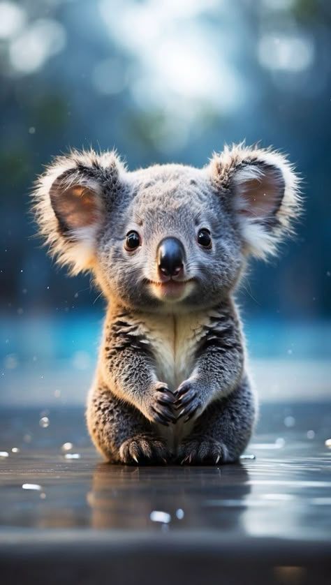 Koala Bear Aesthetic, Koala Aesthetic, Koala Pictures, Cute Koalas, Cute Koala Bear, Bear Sitting, Koala Bears, Its A Boy, Super Cute Animals