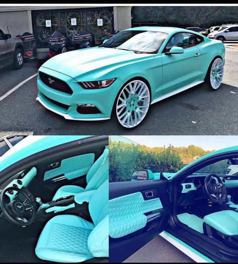 Mustang Accessories, Teal Car, Blue Car Accessories, Truck Wrap, Car Paint Jobs, Ford Mustang Car, Fast Sports Cars, Lux Cars, Car Mods