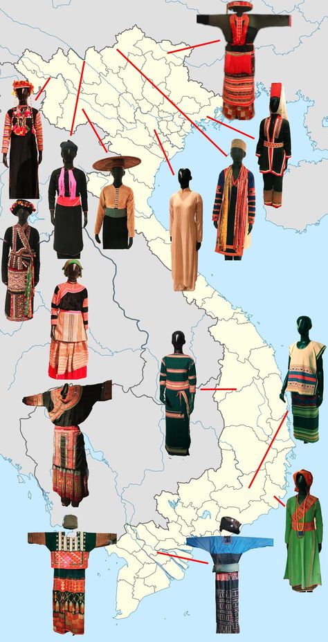 Vietnam has 54 ethnic groups and a correspondingly rich assortment of traditional dress. I wanted to share a small selection of different traditional women’s dress from across Vietnam for I have found Viet Traditional Dress, Vietnam Traditional Dress, Imperial Clothing, Traditional Vietnamese Clothing, Vietnamese Traditional Clothing, Vietnam Clothes, Ancient Vietnam, Vietnamese Clothing, Traditional Women