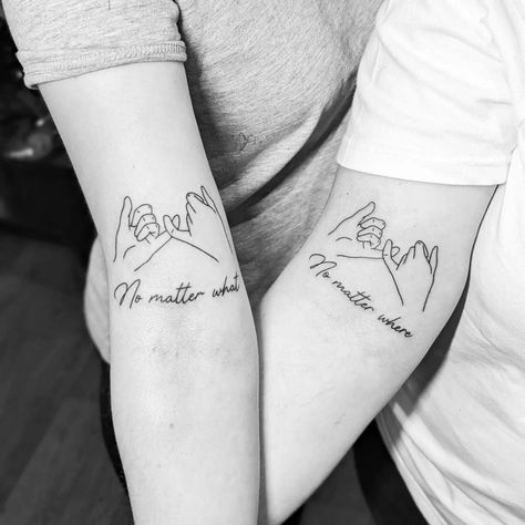 45+ Matching Best Friend Tattoos That Are Perfect for You and Your BFF - Inked & Styled Maching Tattoos Besties, Male Female Best Friend Tattoos, Boy And Girl Best Friend Tattoos, Best Friends Tattoos, Bestie Tats, Best Friend Tattoo, Maching Tattoos, Matching Best Friend Tattoos, Matching Tattoo