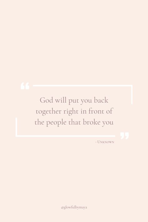 God Will Put You Right Back Together, God Will Put You Back Together Wallpaper, God First Wallpaper Aesthetic, God Will Put You Back Together, Proverbs 31:25 Wallpaper Aesthetic, Proverbs 3:5-6 Wallpaper Aesthetic, God Asthetic Quotes, Quotes Lockscreen, Health Heal