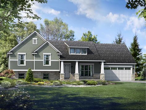 Lexington Floor Plan: Split-Level Custom Home - Wayne Homes Trilevel House Plans, Siding Update, Tri Level Remodel, Split Level Home Designs, Split Level House Exterior, Tri Level House, Split Level Remodel Exterior, Split Level Exterior, Wayne Homes