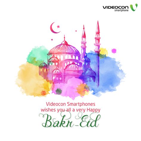 On this Bakr-Eid, #Videocon Smartphones wishes health, happiness and success for all. May Allah bless you with everything you desire. Eid Mubarak, Festival