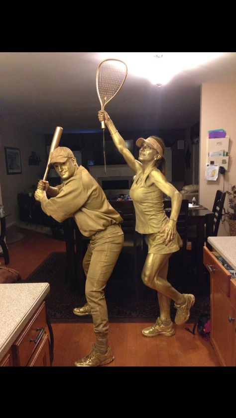 Gold trophy halloween costume. Gold Miners Costume, Gold Member Costume, Gold Trophy Costume, World Series Trophy Costume, Costume Party Trophies, Best Costume Trophy, Gold Costume, Gold Miners, Halloween Express