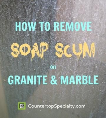 Learn how to remove soap scum from marble and travertine showers, granite countertops and all stone with effective, safe, non-damaging methods. Soap Scum Removal, Clean Shower Floor, Cleaning Granite Countertops, Granite Shower, How To Clean Stone, Travertine Shower, Cleaning Shower Tiles, Marble Shower Walls, Cleaning Marble