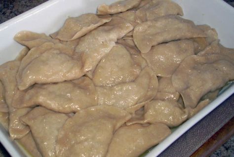 Make and share this Homemade Sauerkraut Pierogies / Perogies - Old Fashioned Recipe recipe from Food.com. Pierogies Homemade, Pierogi Recipe, Old Fashioned Recipe, Homemade Sauerkraut, Ukrainian Recipes, Restaurants Food, Old Fashioned Recipes, Polish Recipes, Food Reviews