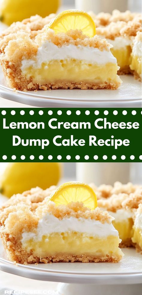 Need a quick and satisfying dessert? This Lemon Cream Cheese Dump Cake is an effortless recipe that delivers a burst of citrus flavor, making it an ideal choice for busy weeknight dinners or holiday celebrations.