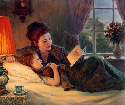 Bedtime stories Parent Child Quotes, Women Reading, People Reading, Reading Art, Mother Child, Love Of Reading, Woman Reading, Photo Vintage, Girl Reading