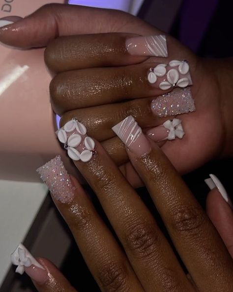 Broward county, FL🌺 on Instagram: "Second time doing these but in tapered square duckies 😍😍 #explorerpage #fortlauderdalenailtech #miaminailtech #browardnailtech" Birthday Things, Miami Nails, Tapered Square Nails, Duck Nails, Tapered Square, Broward County, Short Acrylic, Long Acrylic, Long Square Acrylic Nails