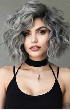 #hairstyle #instaphoto #goodvibes #photooftheday #instagood #fitnessgirl #fit #body #brunettegirl #photo#gray hair #cool hairs Asian Gray Hair, Grey Hair Bangs, Curly Silver Hair, Jayne Matthews, Morning Before School, Good Haircut, Grey Hair With Bangs, Intricate Hairstyles, Choppy Bob Hairstyles For Fine Hair