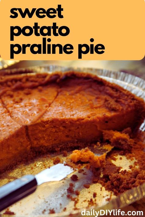 If you’re looking for an easy and delicious sweet potato pie recipe, this is the one for you! Plus, the pralines add a fun and tasty twist. Sweet Potato Praline Pie Old Fashion Sweet Potato Pie Recipe, Easy Sweet Potato Pie, Praline Pie, Potato Pie Recipe, Sweet Potato Dishes, Boiling Sweet Potatoes, Sweet Potato Soup Recipes, Easy Sweet Potato, Sweet Potato Pies Recipes