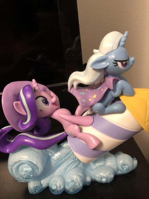 Mlp Starlight And Trixie, Mlp Figurine, Startrix Mlp, Starlight X Trixie, Trixie X Starlight, Trixie Starlight, Starlight And Trixie, Trixie And Starlight, Mlp Dolls