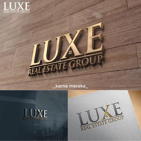 Real Estate Agent Website Design, Luxury Real Estate Branding, Real Estate Agent Website, Commercial Real Estate Investing, Luxury Real Estate Logo, Brand Colors Inspiration, Typo Logo Design, Freelance Design, Unique Monogram