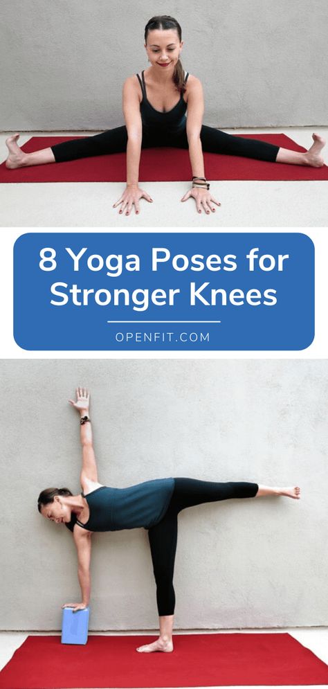 Stronger Knees, Strong Knees, Yoga For Knees, Knee Strength, Inner Knee Pain, Weak Knees, Cardio Yoga, Ashtanga Vinyasa Yoga, Knee Pain Exercises