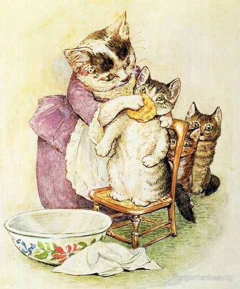 Whimsical Nursery Art, Beatrix Potter Illustrations, Tom Kitten, Beatrice Potter, Peter Rabbit And Friends, Potter Art, Photo Vintage, Beatrix Potter, Peter Rabbit