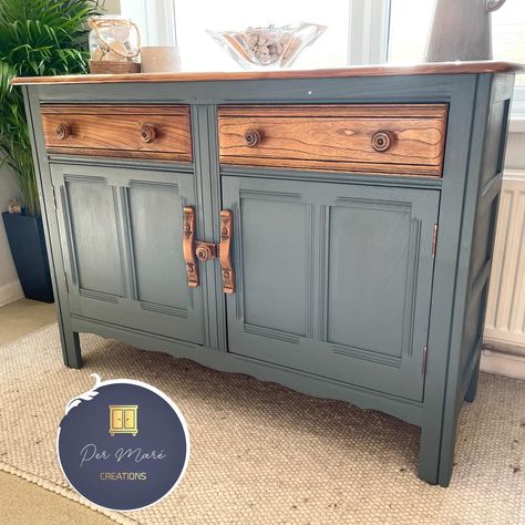 Another Ercol commission we completed a while back and never got around to posting. This is one of our popular styles. Frame painted in @dixiebellepaint storm seas and the top was sealed with @osmo_uk amber tints this time. #dixiebellepaint #upcycledfurniture #upcycledtable #furnitureupcycling #mineralpaint #upcyclinguk #colourfulhome #fusionmineralpaint #fusionmineralpaintuk #paintitbeautiful #furniturepaintersuniteuk #reclaimedmagazine #paintedfurnitureartist #furnitureartistuk #luxuryi... Upcycle Table, Mid Century Sideboard, Dixie Belle Paint, Fusion Mineral Paint, Popular Styles, Mineral Paint, Upcycled Furniture, Furniture Ideas, Popular Style