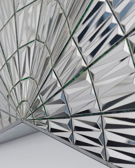 Christie's on Instagram: “Known for her pioneering mirror-mosaics and reverse glass painting, Monir Farmanfarmaian is celebrated as an iconic figure of Iranian and…” Monir Farmanfarmaian, Mirror Mosaics, Spiegel Diy, Reverse Glass Painting, Middle Eastern Art, Art Mirror, Cozy Home Office, Garage Floor Plans, Mirror Artwork