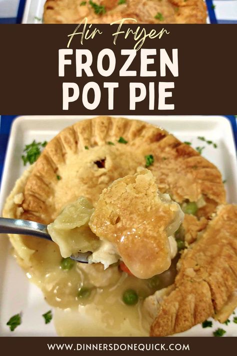 Frozen Chicken Pot Pie, Baking Frozen Chicken, Chicken Hand Pies, Pumpkin Spice Treats, Family Breakfast Recipes, Cooking Frozen Chicken, Air Fryer Recipe, Airfryer Recipes, Chicken Pie